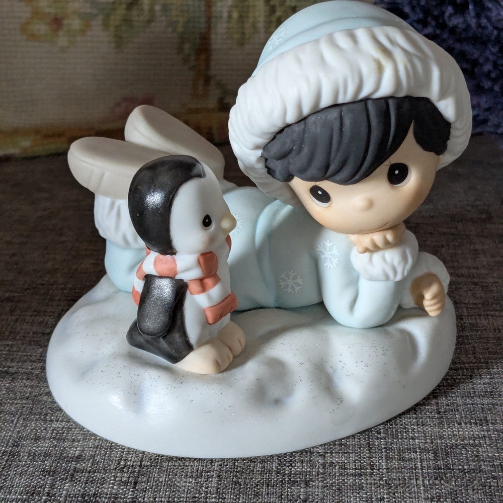 "Alaska Once More, How's Yer Christmas?"  Precious Moments Figurine.